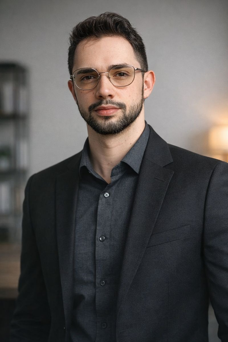 Retrato de Gustavo de Jesus, responsável técnico da GJ